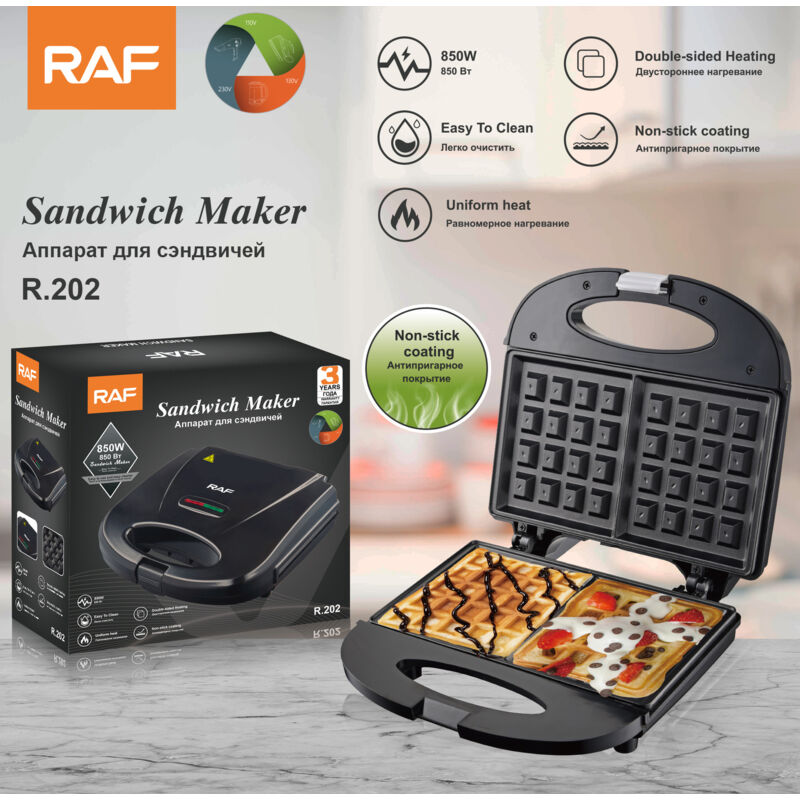 Macchina Per Waffle, Macchina Per Ciambelle, Macchina Per Hot Dog, Elettrodomestico Multifunzionale 3 In 1 Per La Colazione Con Piastra Di Ferro Rimovibile Per Casa, Cucina, Torte, Panini, Noci, Biste