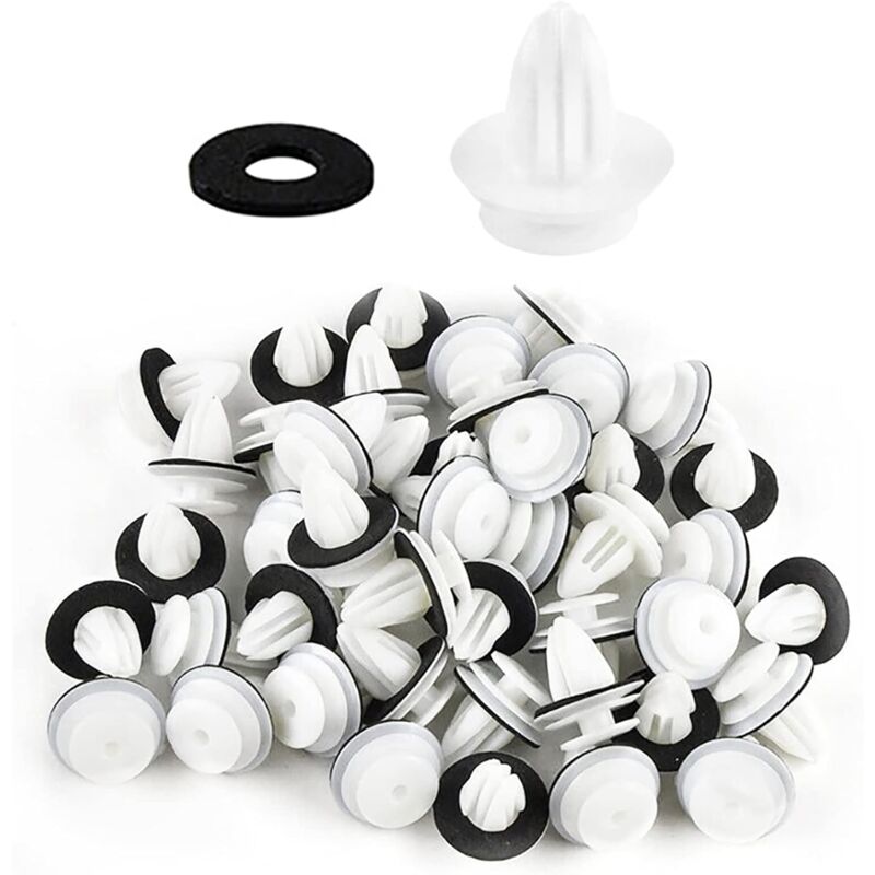 Odipie - 25 Pezzi Di Clip Per Auto, Clip Di Fissaggio, Clip Di Fissaggio Per Auto, Clip Di Fissaggio Universali Per Veicoli, Rivetti, Clip Di Fissaggio Per Portiera Auto, Per Pannelli Di Portiera Auto.