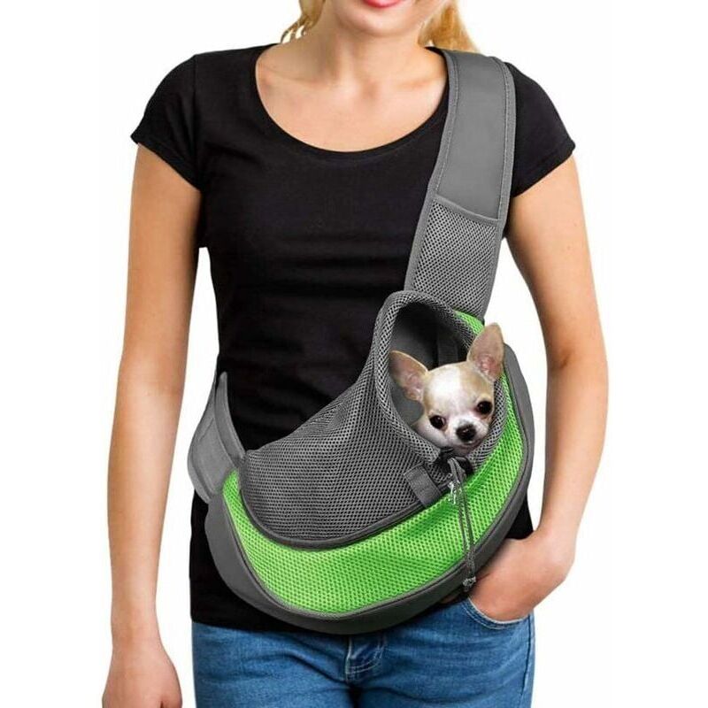 Borsa Da Trasporto Portatile Per Cani, Borsa A Tracolla In Rete Traspirante Per Cani E Gatti, Borsa A Tracolla Per Cuccioli, Borsa A Tracolla Regolabile, Borsa Da Viaggio Per Piccoli Animali