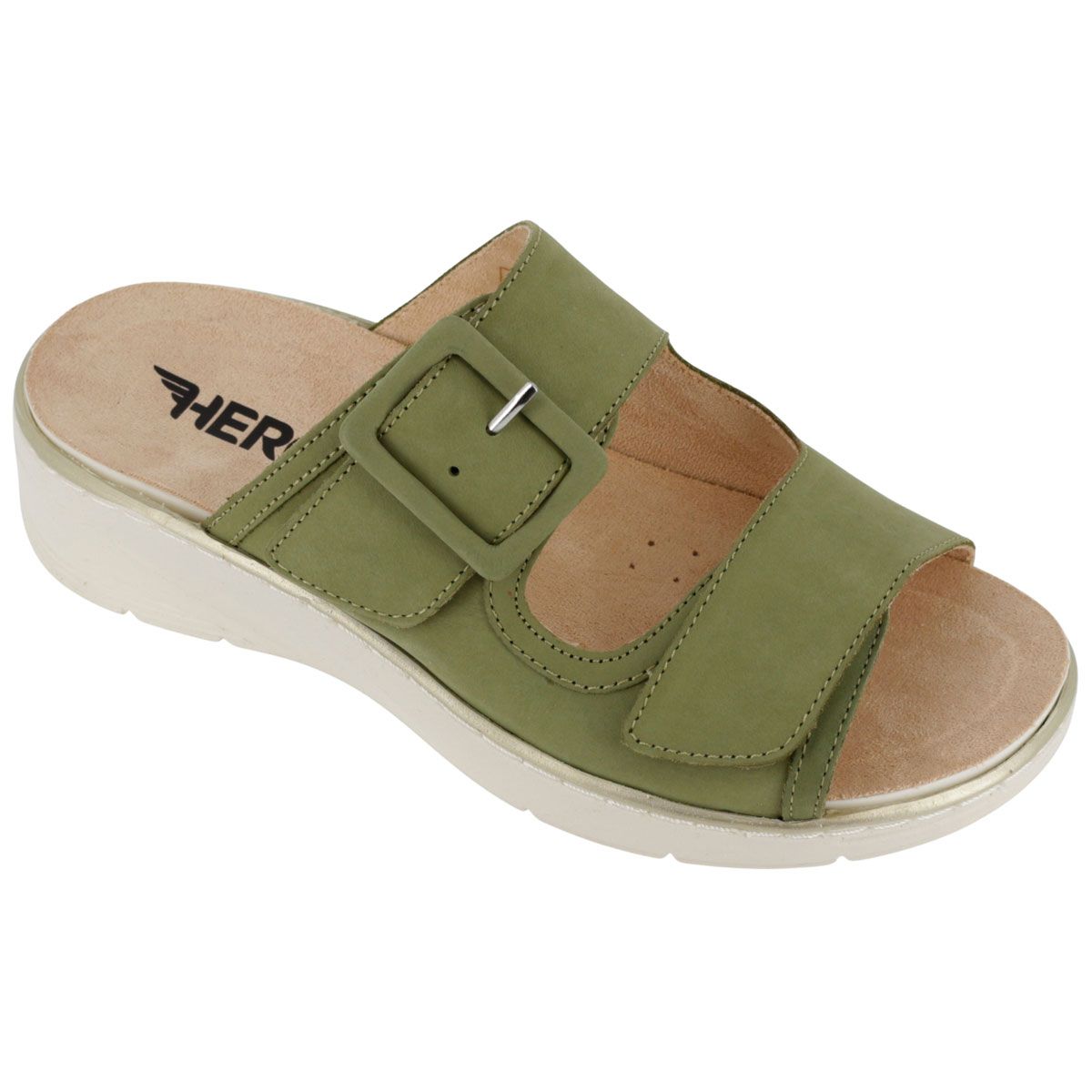 Hergos H5700 - Sabot in pelle ingrassata con plantare estraibile 1 St