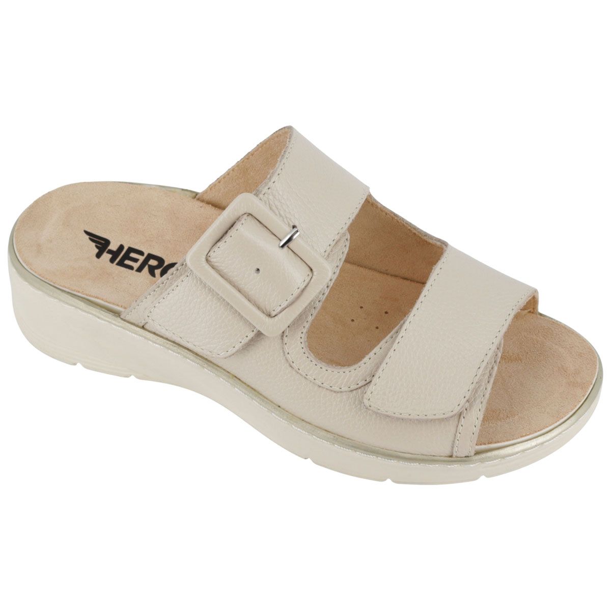 Hergos H5700 - Sabot in pelle ingrassata con plantare estraibile 1 St