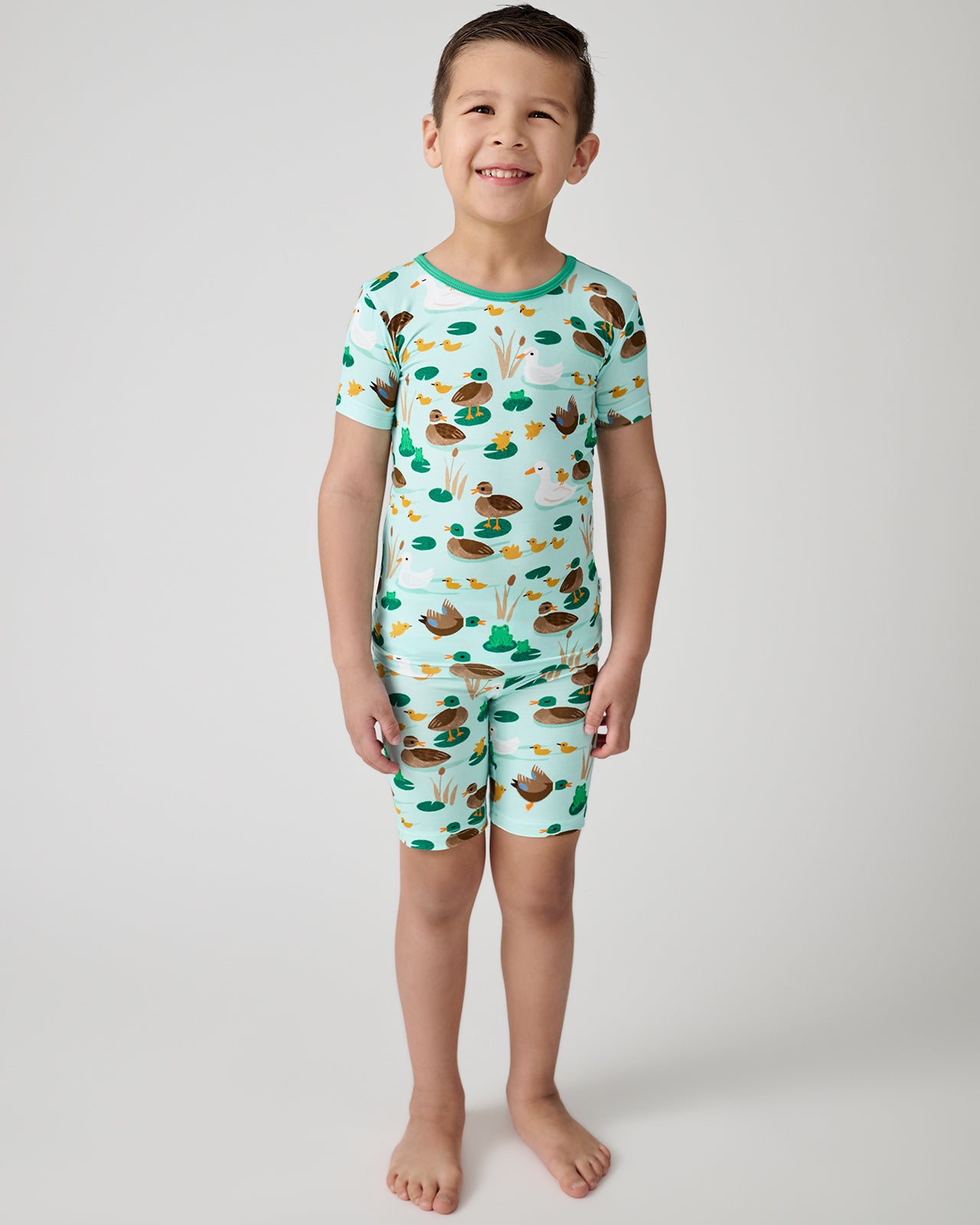 Puddle Jumpers Two-Piece Short Sleeve & Shorts Pajama Set - 3T