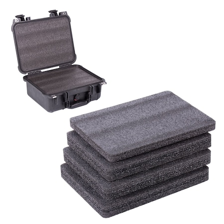 5S SUPPLIES PEL-1400-BLK Replacement ECONO FOAM for Pelican 1400 Protector Case - Zoro