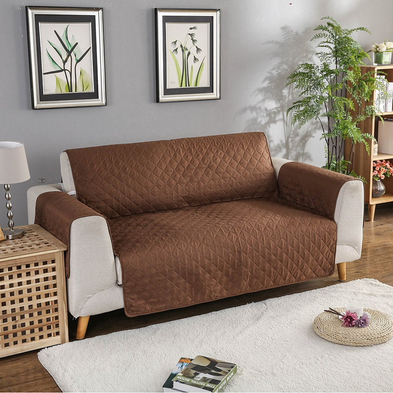 Sofa Cover for Dogs Pet, Couch Cushion Cover Sectional Sofa Throw Towel Slipcover, Anti Scratch Furniture Protector for Love Seat, Arm Chair