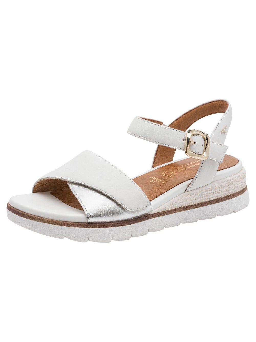 Tamaris Sandalette Damen weiß, 38 Image