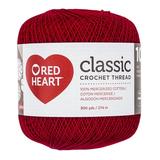 Red HeartÂ® Classic Red Cotton Yarn 300 Yds Size 10
