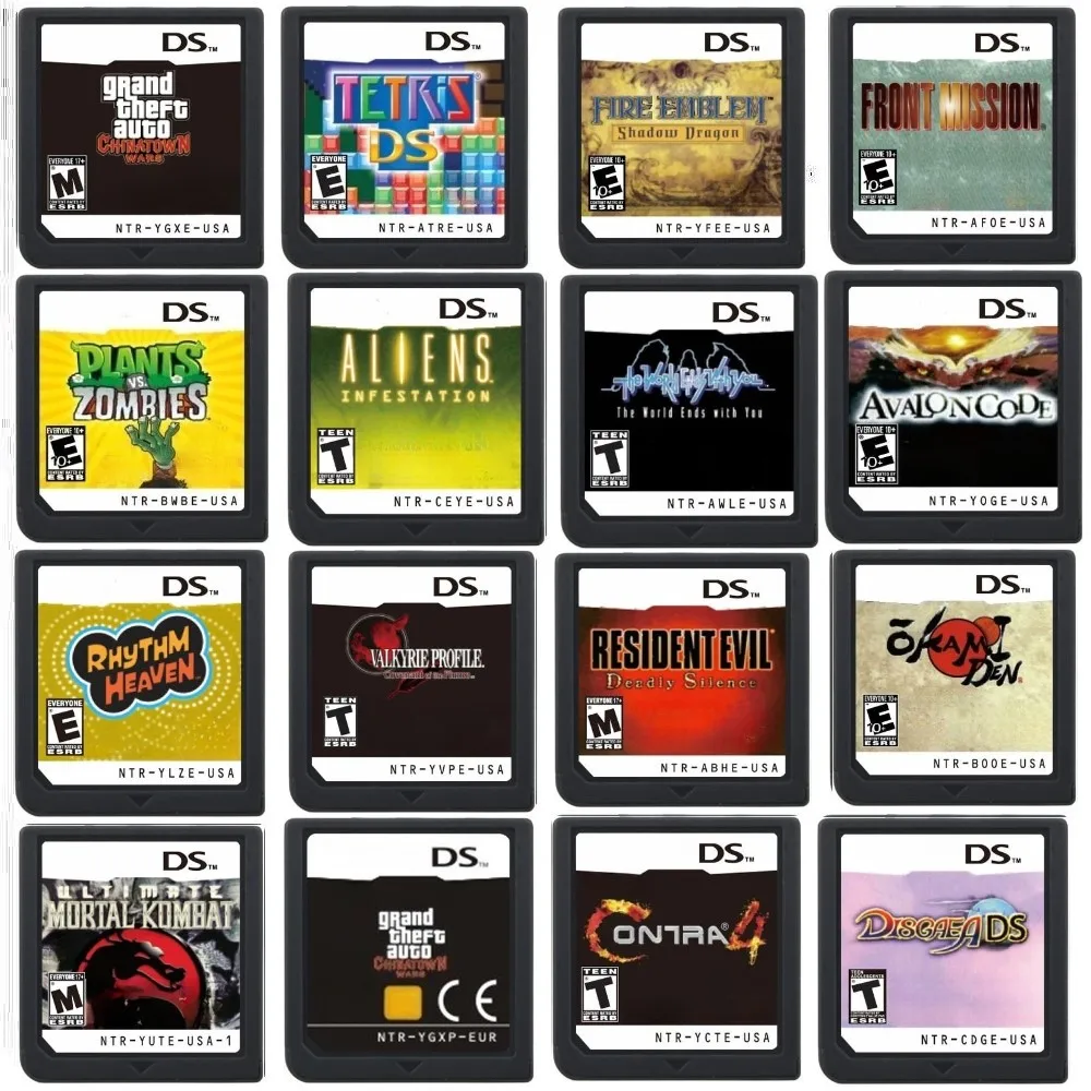 NDS-Spielkassette, The World Ends, Shadow Dragon, Covenant of The Plume, Infestation, mehrsprachige Spielkassette Image