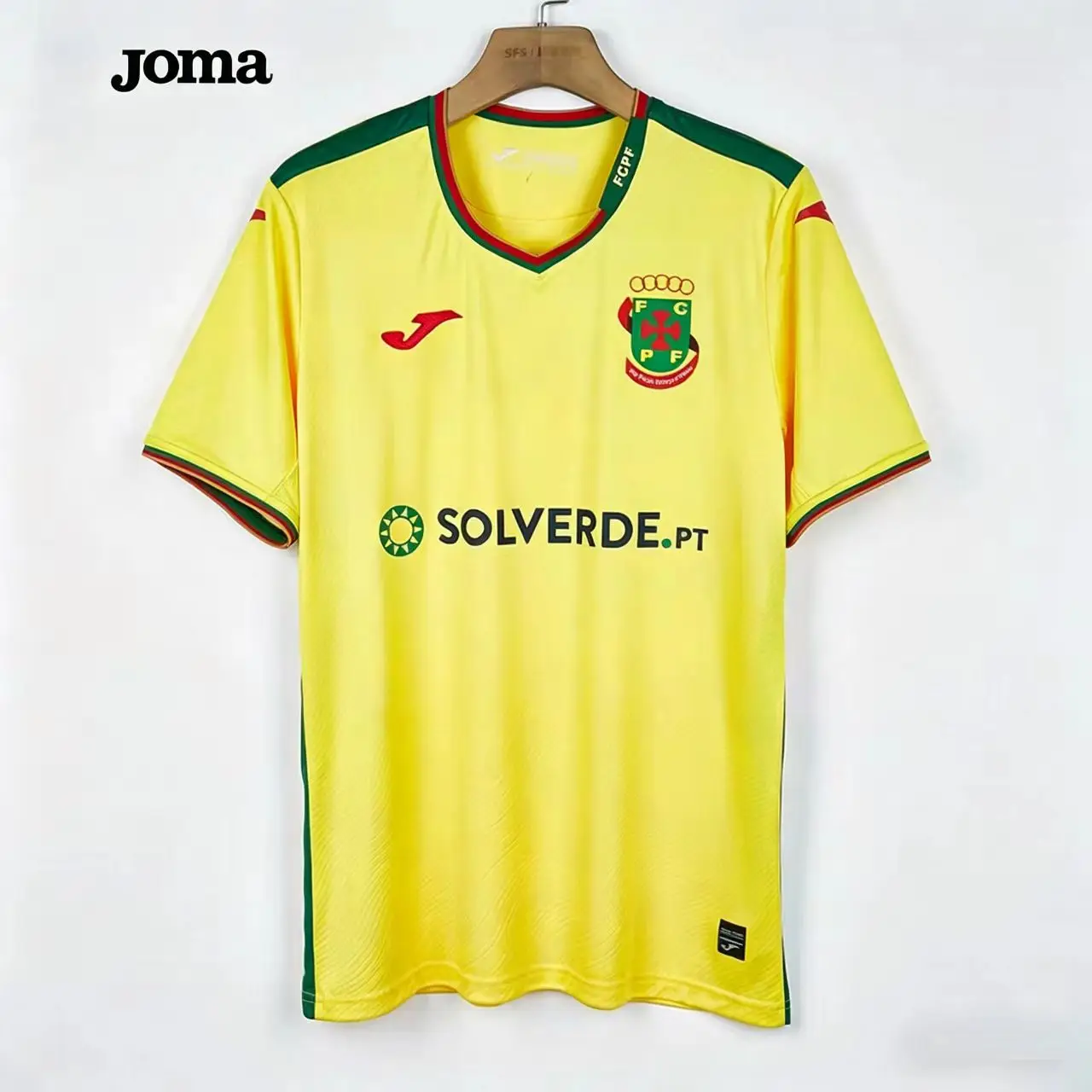 Maillot de foot domicile Homer Joma 25/26 Paco Ferreira édition joueur, manches courtes