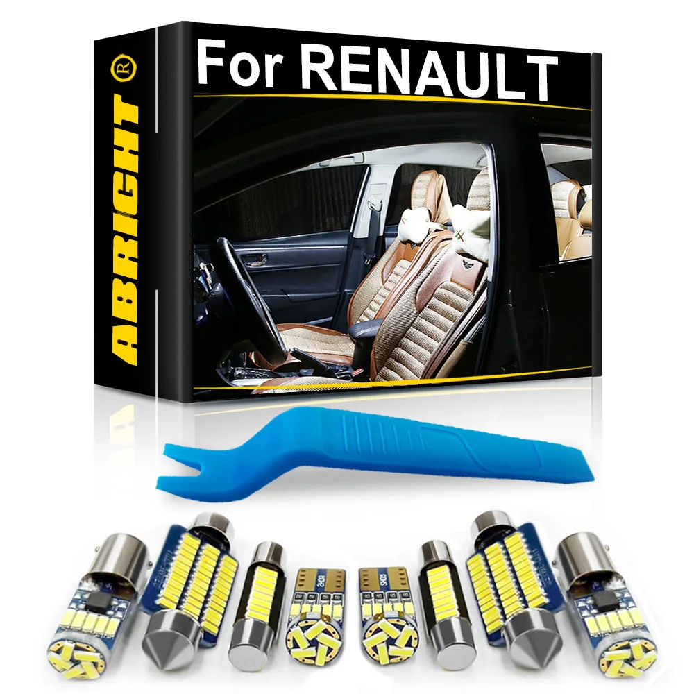 ABRIGHT Auto-Innenraum-LED-Licht für RENAULT Kangoo Koleos Captur Kadjar Modus 2004 2005 2013 2015 2016 2017 2019 Teile Canbus Image