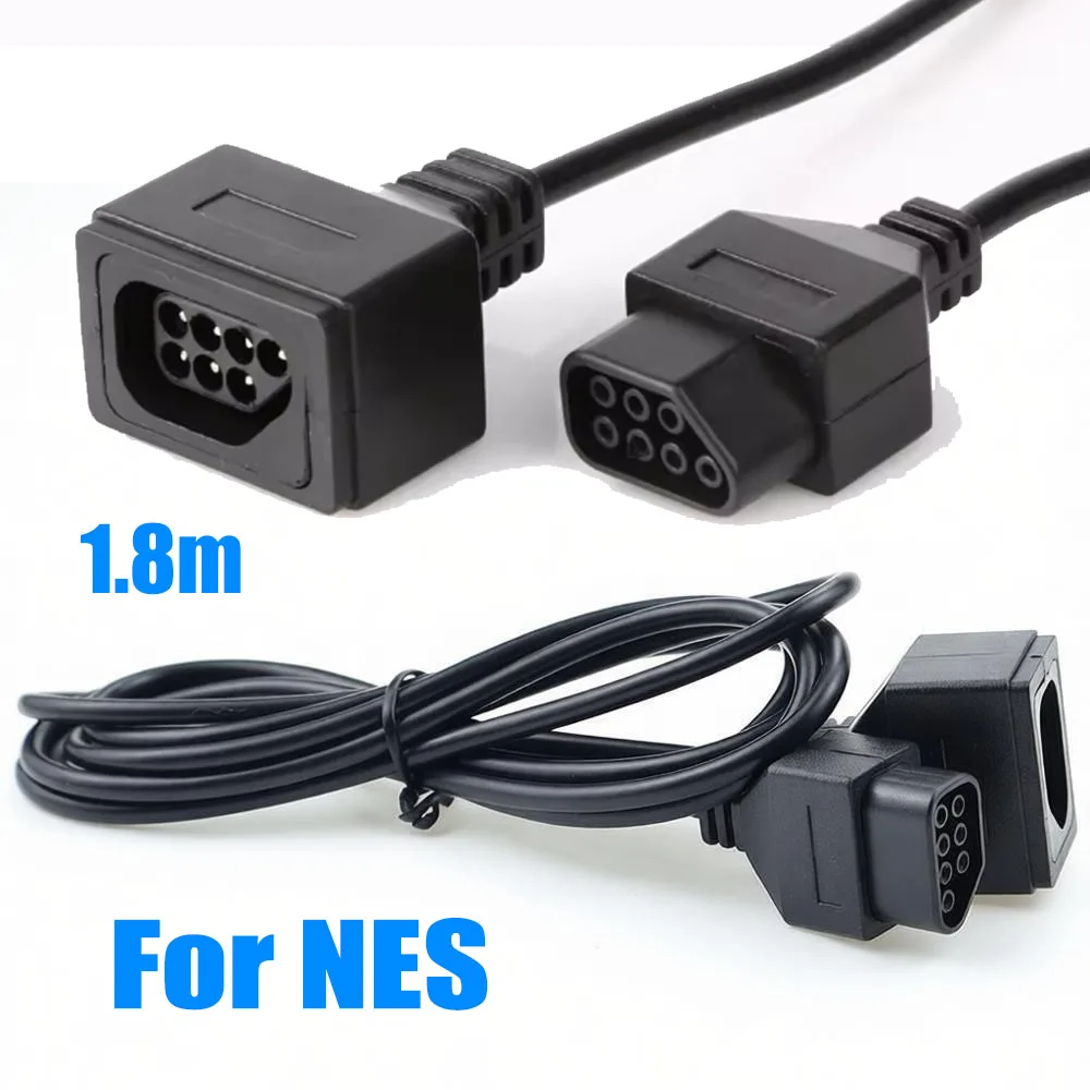 1,8 m langes Verlängerungskabel für NES 7P Controller, Verlängerungskabel für NES Classic Mini Lead 7Pin Game Controller für NES Image