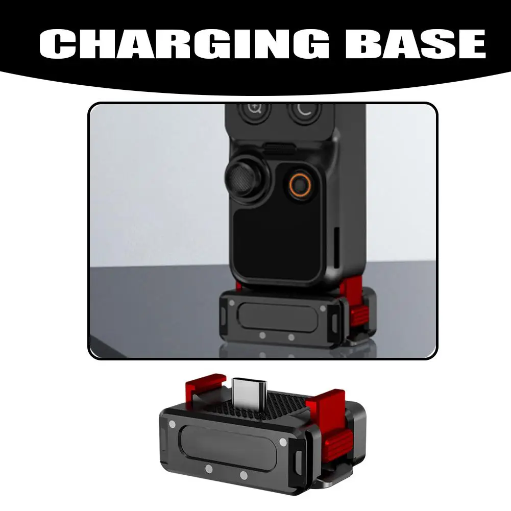 Für DJI Osmo Pocket 4 Schnellwechsel-Basishalterung Magnetischer Desktop-Adapter Reithalterung Handheld-Gimbal-Kamera-Zubehör Image