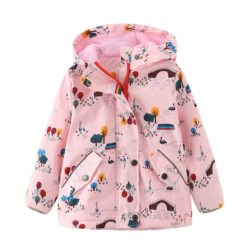 IYEAL vêtements pour enfants coupe-vent pour filles garçon fille printemps vêtements enfants Trench vêtements d