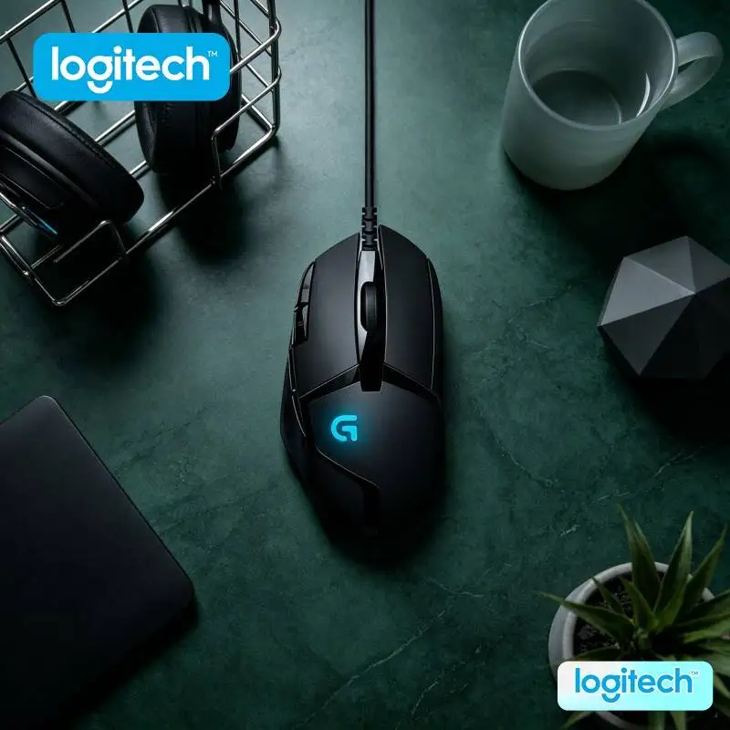 Logitech G402 Kabelgebundene Maus Delta Zero Optischer Sensor 20M Klicks 4 DPI-Modi Rutschfest für PC Laptop Gaming-Nutzung Image