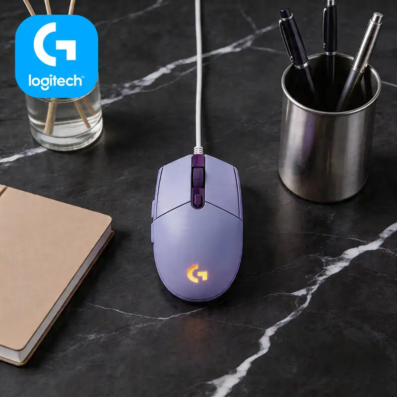 Logitech G102 Prodigy Maus, 16,8 Millionen RGB-Farben, Mechanische Tasten, 6 Anpassbare Tasten für Mac-Laptops Image