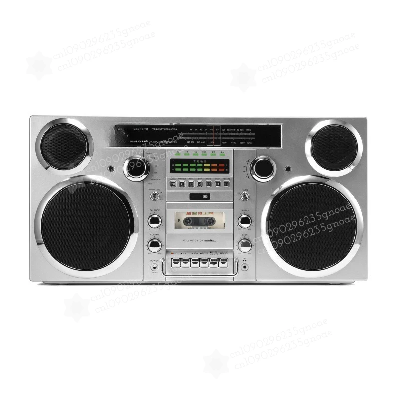 Vintage Old Man FM-Radio Bluetooth Audio Drahtloser Kassettenrekorder CD-Player Image