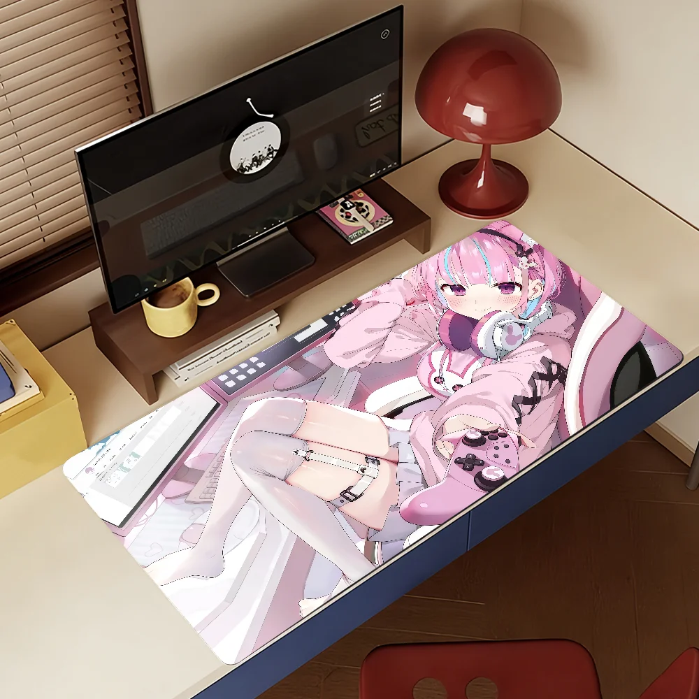 Musican Minato Aqua Mauspad, rutschfeste Gummimatte, Computermatte, Gamer Balance Decoracion, Schreibtischunterlage, Laptop, Büro, groß Image