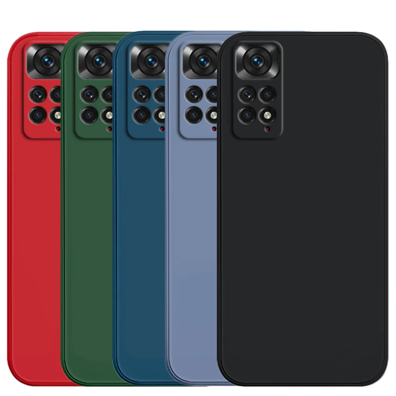 Custodia per Xiaomi Redmi Note 11 Custodia Redmi Note 11 10 10s 11s 12 12s 13 Pro Plus 5G Custodie Custodie per telefoni in silicone liquido antiurto