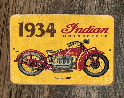 1934 Series 402 Metall-Wandschild-Poster Image