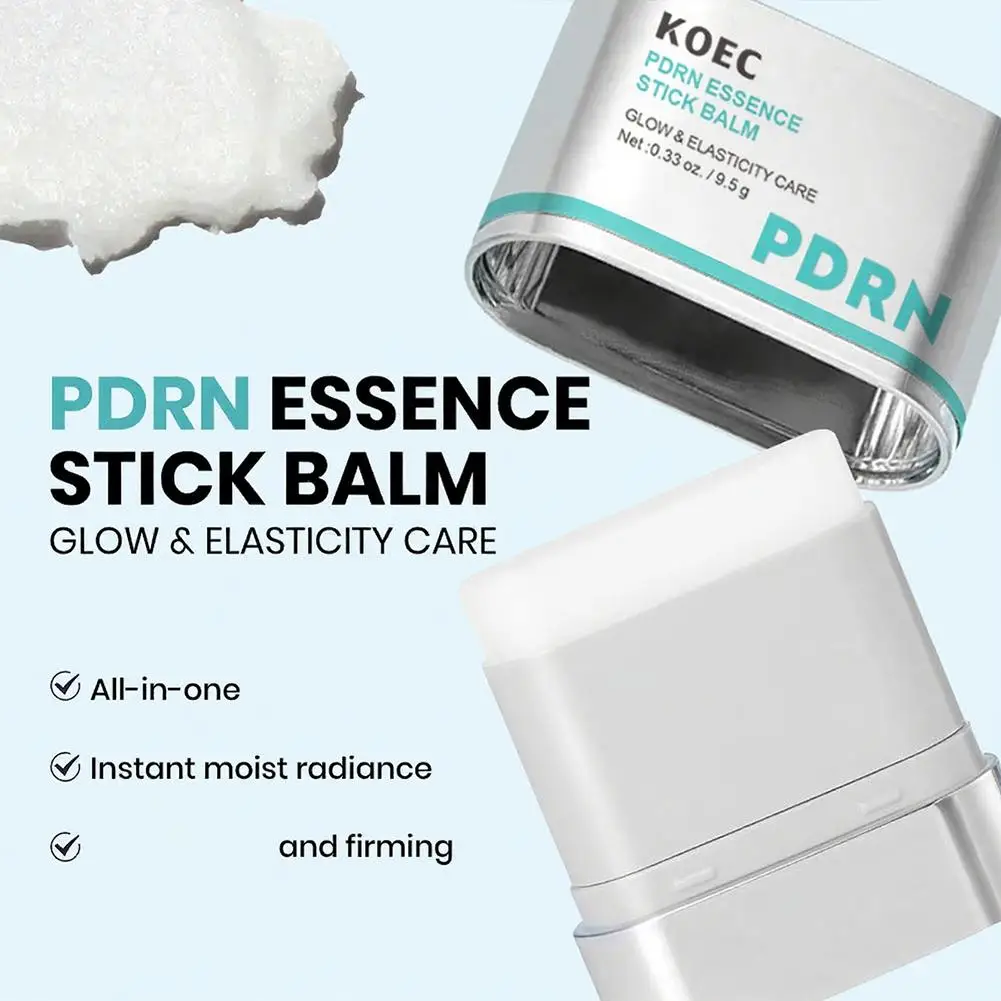 KOEC Tragbarer PDRN Essenz-Stick Balsam mit Kollagen, Niacinamid, Glycerin, Feuchtigkeitsspendend, Glanzverstärkend, Straffend, Anti-Falten, Elastizitätssteigernd Image