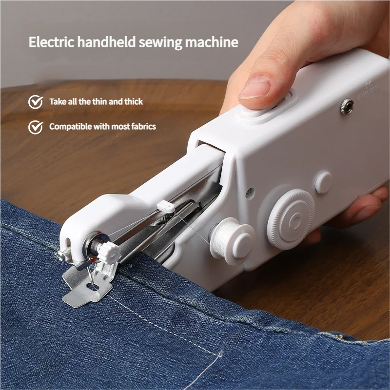Machine à coudre portative/mini machine à coudre électrique/machine à coudre de poche, adaptée à la couture, au réparer et à la fabrication