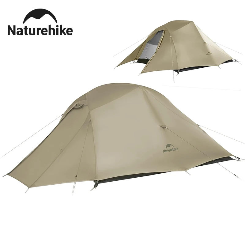 Naturehike Cloud Up PRO Zelt Camping 3-Personen-Zelt Outdoor Reise 20D Wasserdichtes Ultraleichtes Rucksackzelt Trekking Wandern Image