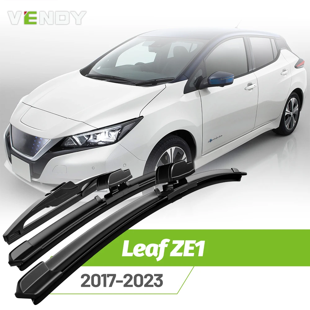 Vordere und hintere Wischerblätter-Set für Nissan Leaf MK2 (ZE1) 2017–2023, Windschutzscheiben-Regenbürsten, 26 Zoll + 16 Zoll + 14 Zoll Image