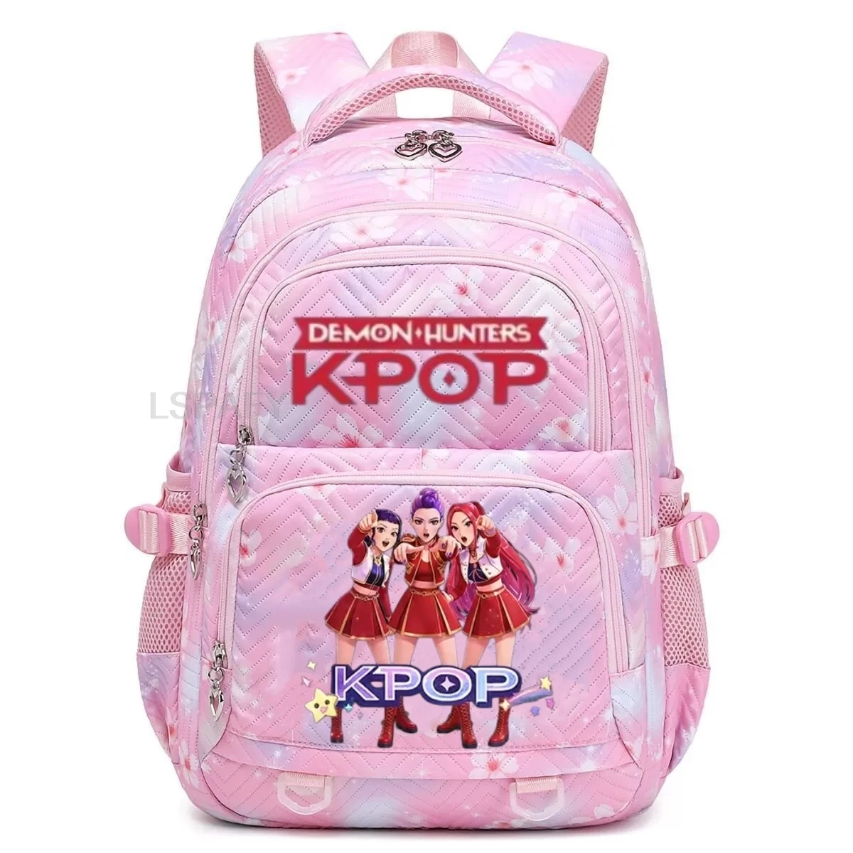 Sacs d'école colorés KPop Demon Hunters, sacs à dos en tissu Oxford pour collégiens/lycéens, sacs d'école à double épaule pour filles