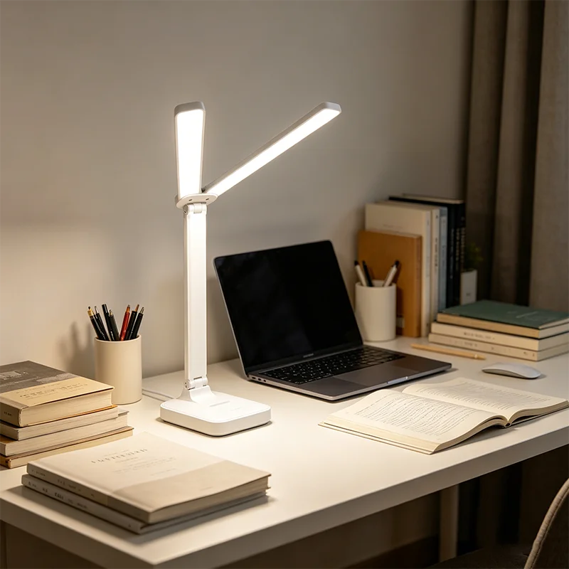 Lampe, wiederaufladbar, multifunktional, USB-Tischlampe, Touch-dimmbar, 3 Stufen, faltbar, wiederaufladbar, Augenlicht für Schlafzimmer, Schreibtisch, Nachttisch