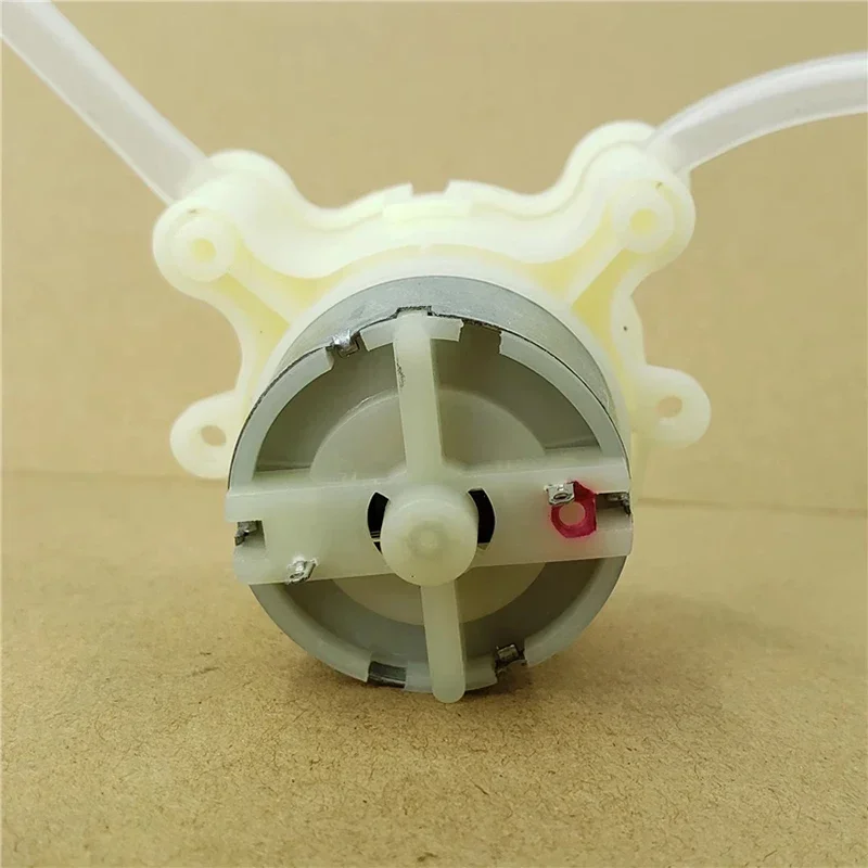 Pompa Peristaltica Micro DC 3.7V 5V 6V, Mini Pompa Dosatrice con Motore a Ingranaggi 500, Pompa per Liquidi e Acqua per Campionamento di Inchiostro in Laboratorio
