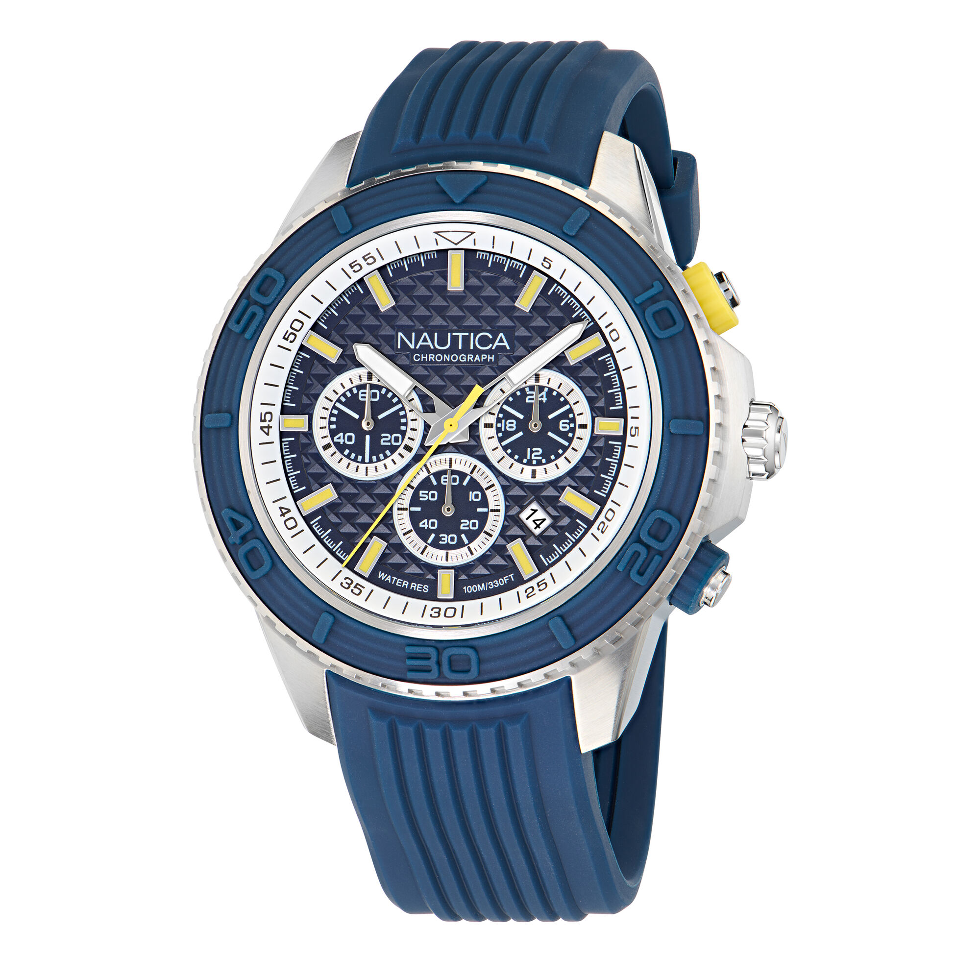 Nautica One Chronograph Watch With Silicone Strap