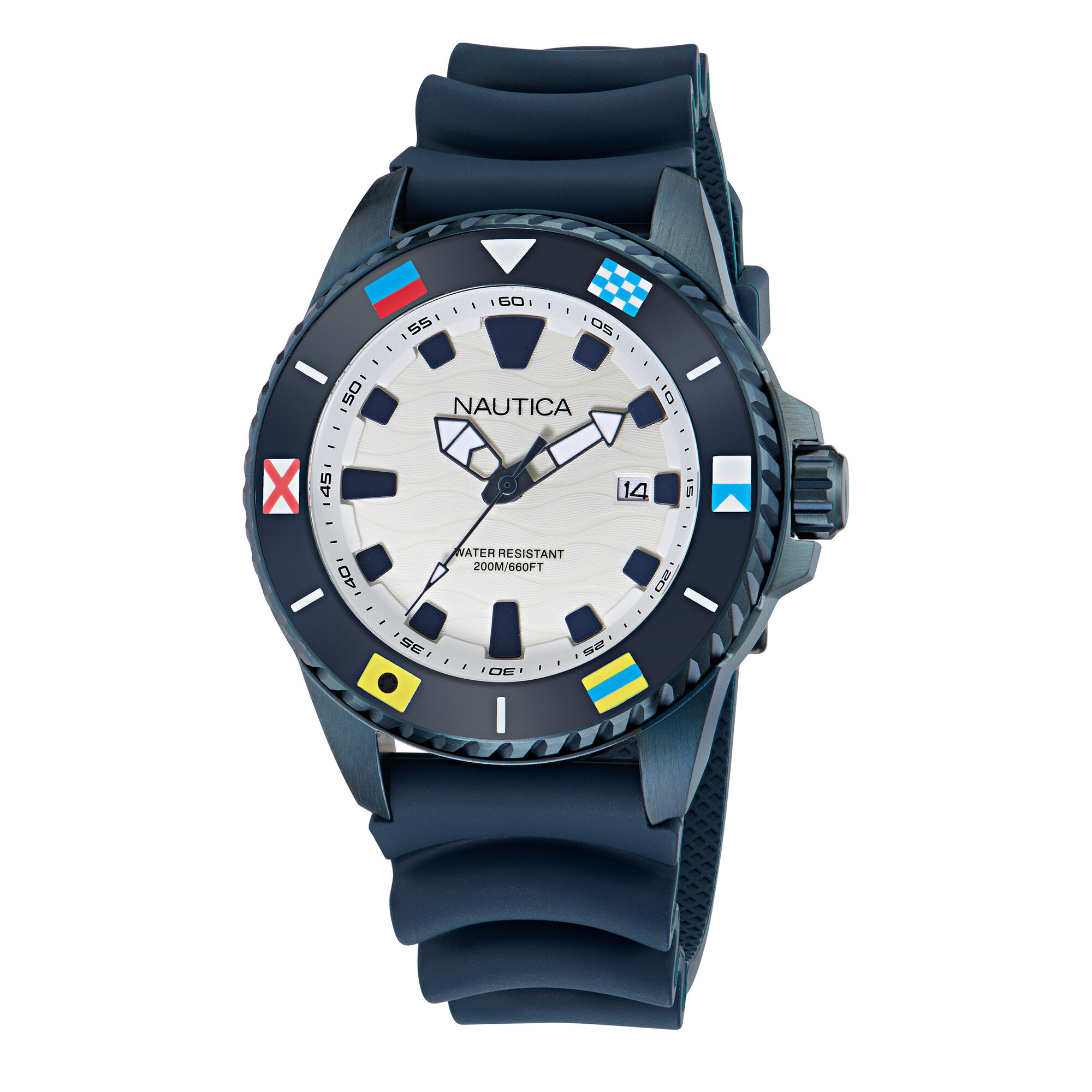 Nct Sea Dive 3-Hand Watch With Silicone Strap
