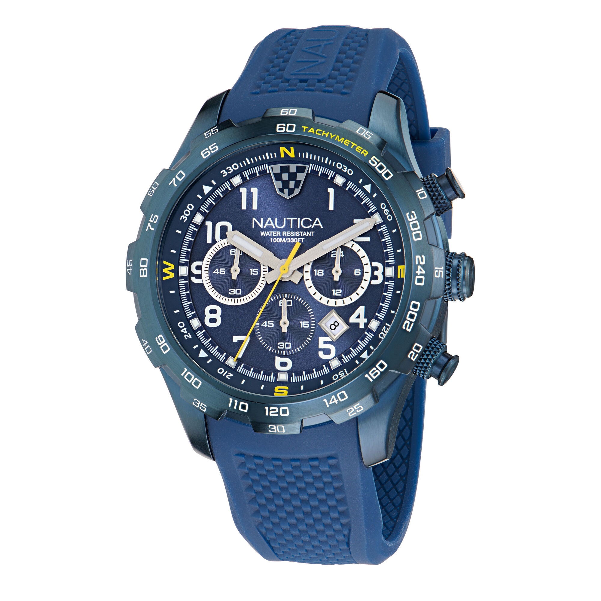 Nst Chronograph Watch With Silicone Strap