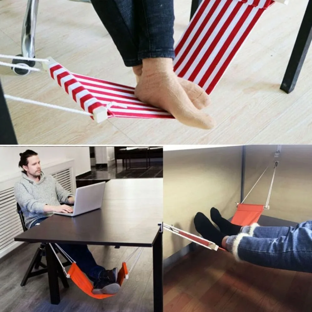 Kreative pastorale Ruhe Hängematte Polyester Baumwoll tuch verstellbar faul Artefakt bequeme Schreibtisch Ruhe Schaukel Image