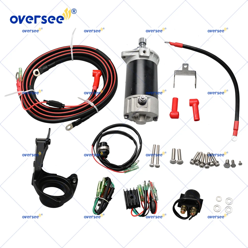 Oversee 689 61N 61T Elektrischer Starter-Kit für YAMAHA Außenbordmotor 25PS 30PS Image
