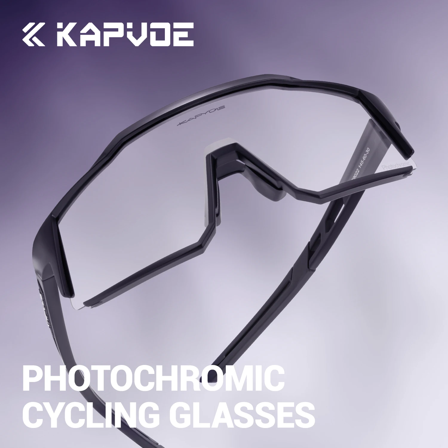 KAPVOE HD Photochrome Wandersonnenbrille Outdoor-Sport-Radfahrbrille Stilvolle Fahrsonnenbrille MTB-Rennsonnenbrille Image