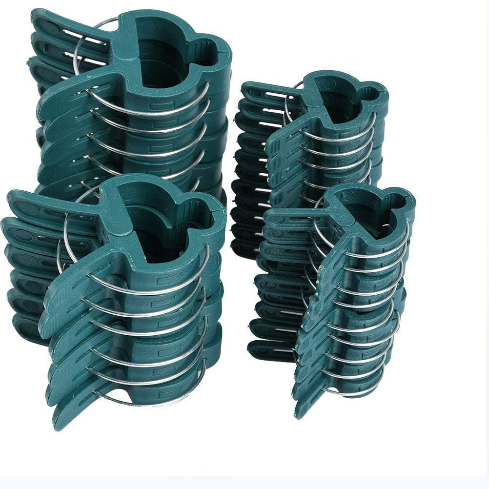 100 Pezzi Di Clip Per Piante Timesetl, Clip Di Supporto Per Piante, Clip Per Pomodori, Clip Per Piante Rampicanti, Clip Per Piantare (50 Clip Grandi + 50 Clip Piccole)