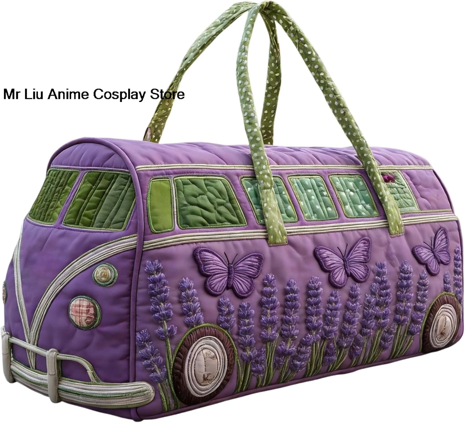 Hippie Journey Gesteppte Reisetasche Boho Hippie Van Reisetasche Vintage Blumenmuster Weekender Reisetaschen