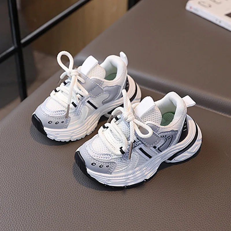 2026 neue Frühjahr Kinder Schuhe Mesh Atmungsaktive Kleinkind Kinder Sport Schuhe Outdoor Tennis Weiche Sohle Mode Mädchen Jungen Turnschuhe