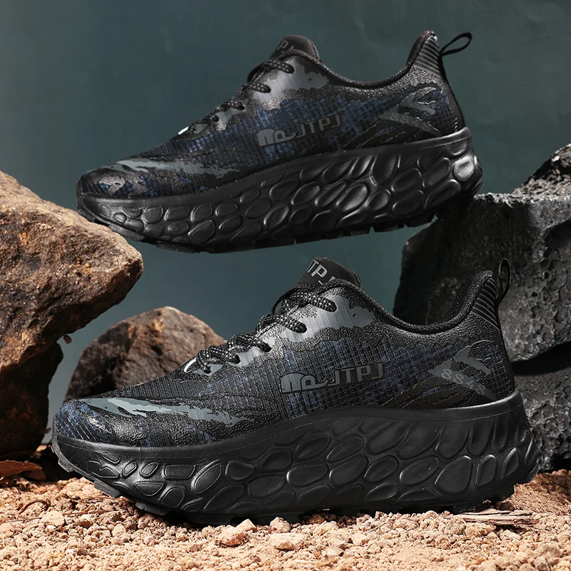 Men's Casual Sports Shoes, Outdoor Trail Running Shoes, Lightweight and Wear-Resistant, Comfortable and Breathable, Hiking Shoes, Indoor and Outdoor Fitness Shoes, Track and Field Training Shoes,