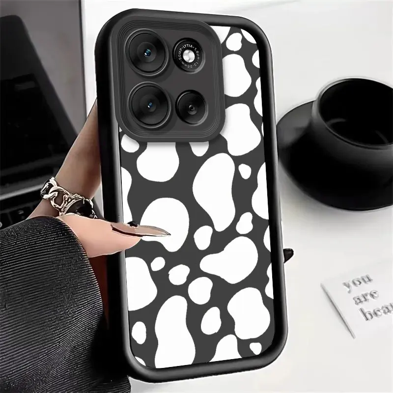 Pour Motorola Moto G86 Moto G56 5G Moto G56 5G G86 étui protéger motif imprimé léopard Silicone coque de téléphone souple couverture arrière mate