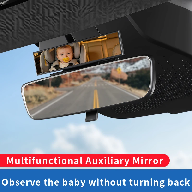 1 Stück Baby-Autospiegel Rückspiegel zur Überwachung von Kleinkindern für Fahrzeug-Rücksitz Universell Passender Baby-Autospiegel Image