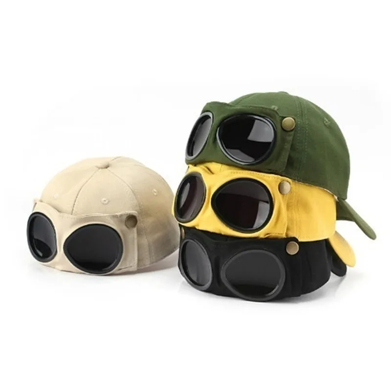 2025 Nuovo cappello da aviatore Occhiali da personalità estivi Berretto da baseball Berretto da sole unisex femminile Berretto da uomo Berretto da baseball Berretto da ragazzo