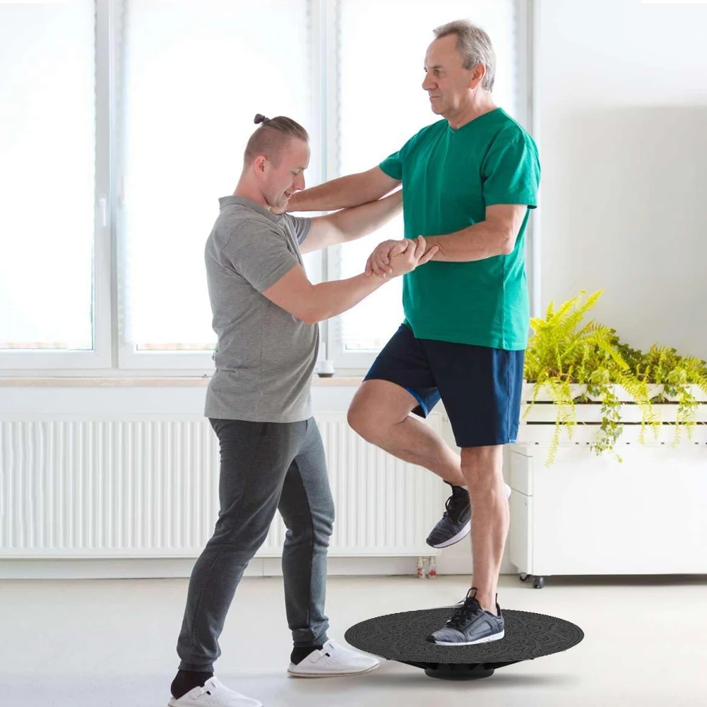 Yoga Balance Board Fitness Exercise Training Pedal Sense System Training Balance Board Warp Board Yoga Board Fitness Equipment