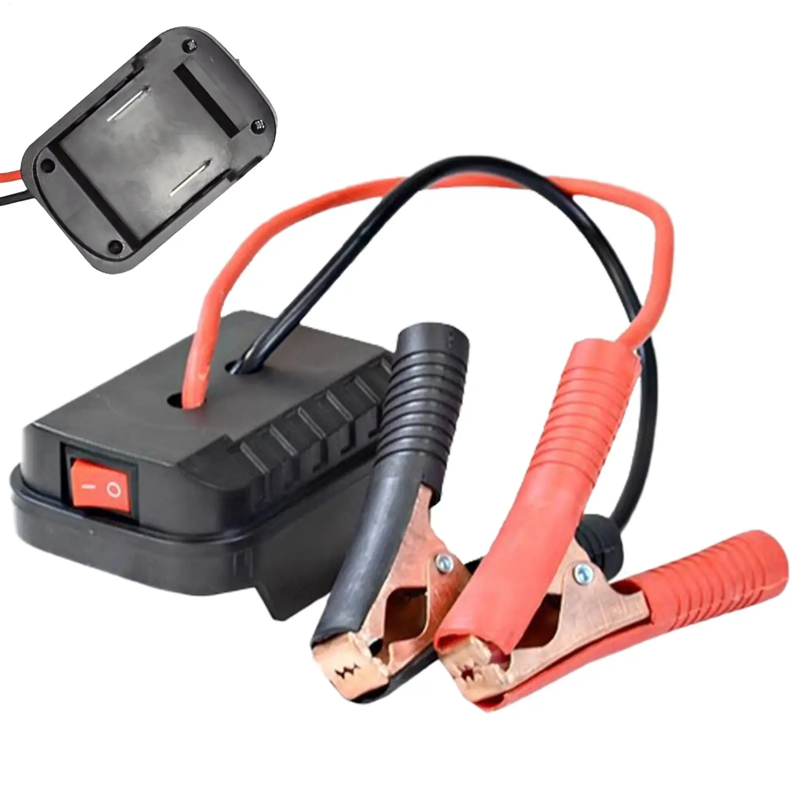 Auto-Lithium-Batterie-Konverter-Ladegerät mit Clip, Auto-Zündungsstarter, Starthilfe für Makita, Booster-Kabeladapter, Notstrom-DIY-Werkzeug Image