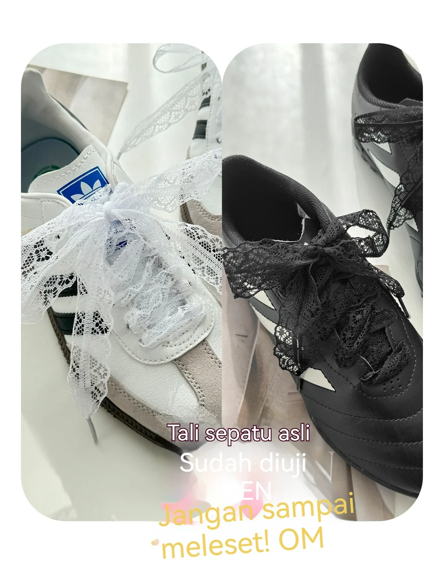 1 Paar Elegante Flache Geflochtene Schnürsenkel 2,9 cm Breite Schwarz Weiß Seide für Ballett-Sneaker Deutsche Trainingsschuhe