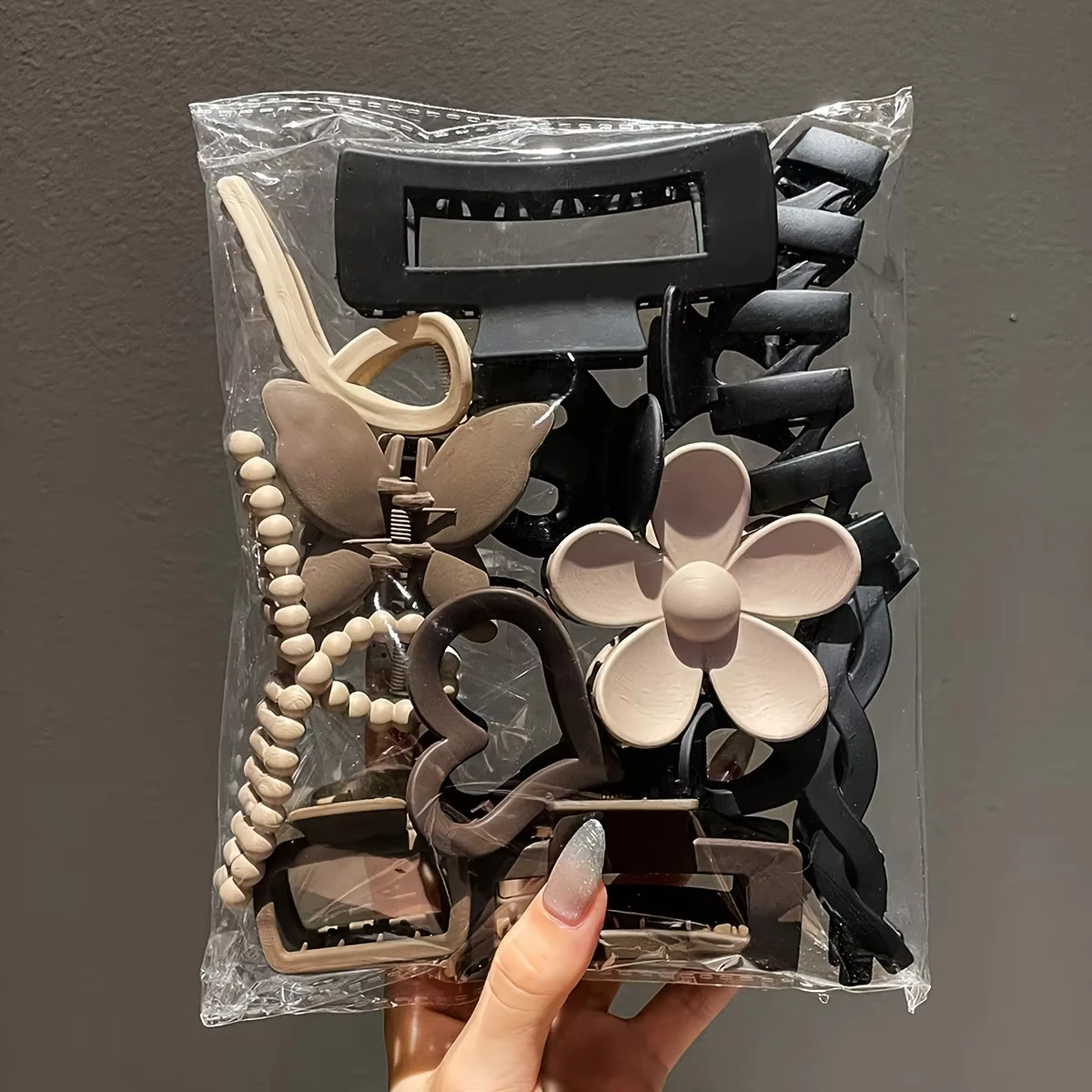 11-teiliges Hochwertiges Mattes Haarspangen-Set für Damen, Haarklammern für den Hinterkopf, Haarschmuck Image