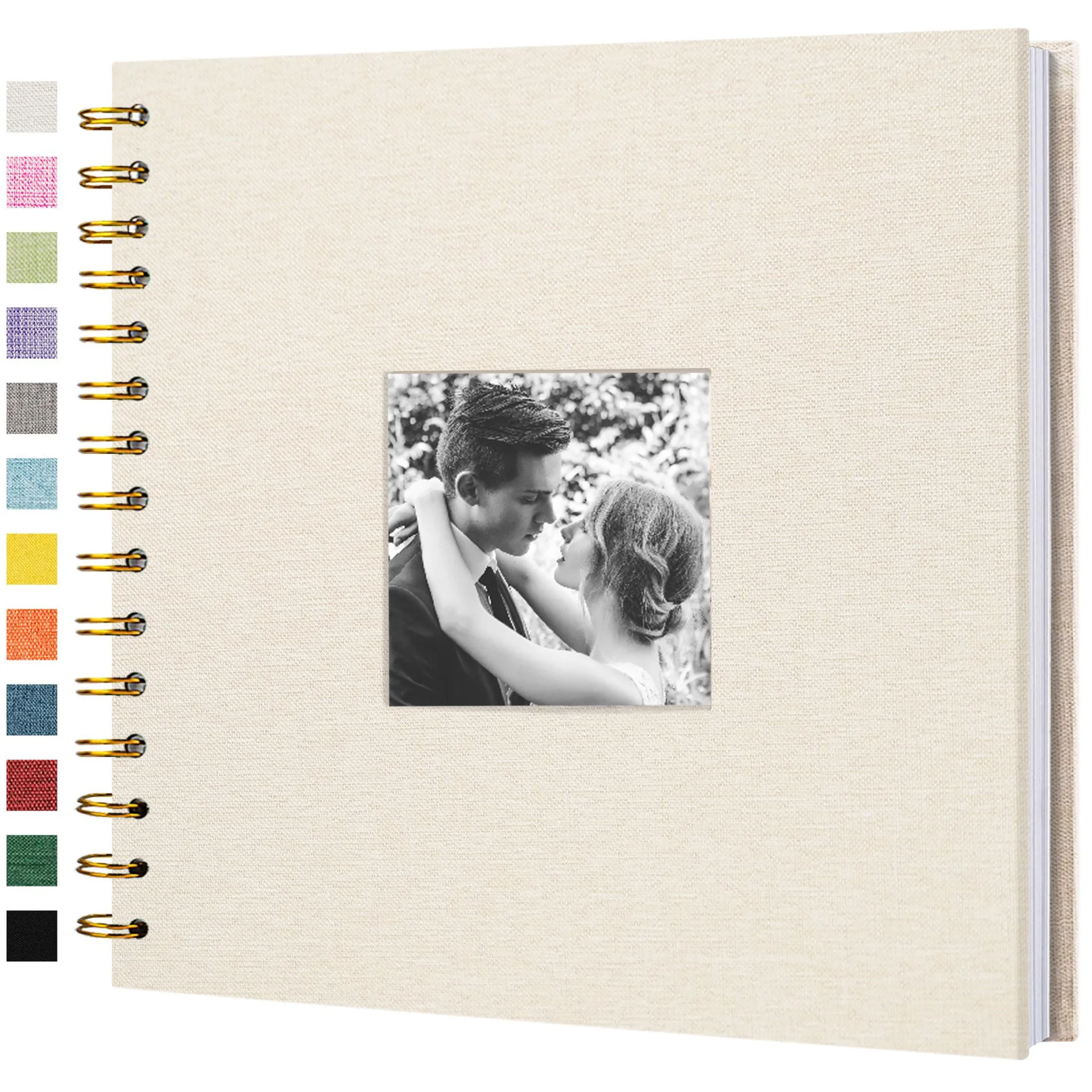 Grenzüberschreitende Sonderangebote: Spiralbuch DIY-Album, Scrapbook DIY-Album mit Fensteröffnung, Herstellerhandbuch Image