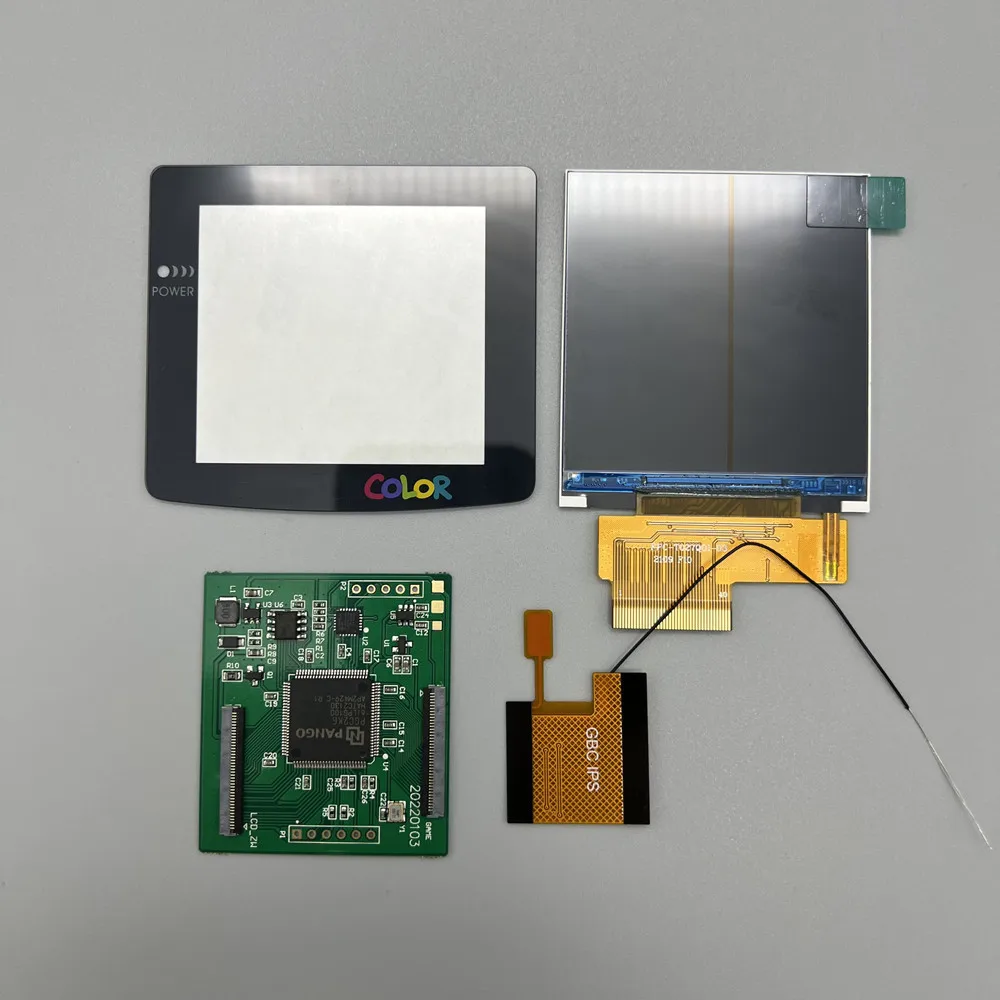 2,6-Zoll-IPS-LCD-Bildschirm mit hoher Helligkeit, geeignet für Nintendo Gameboy Color IPS GBC LCD. Unterstützt Pixelanzeige. Image