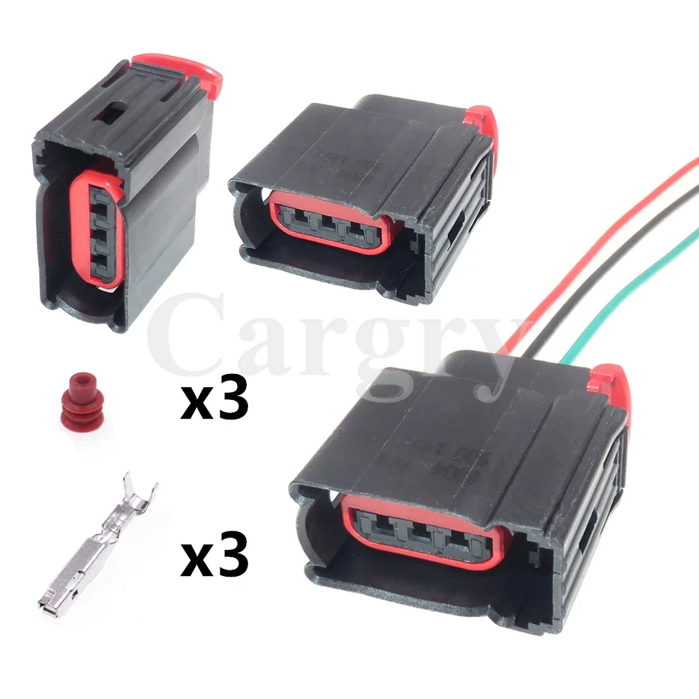 1 Set 3P 7900-1493-000 AC-Baugruppe, Kfz-Kabelstecker, wasserdichte Auto-Steckdose, elektrischer Kabelverbinder für Autos Image