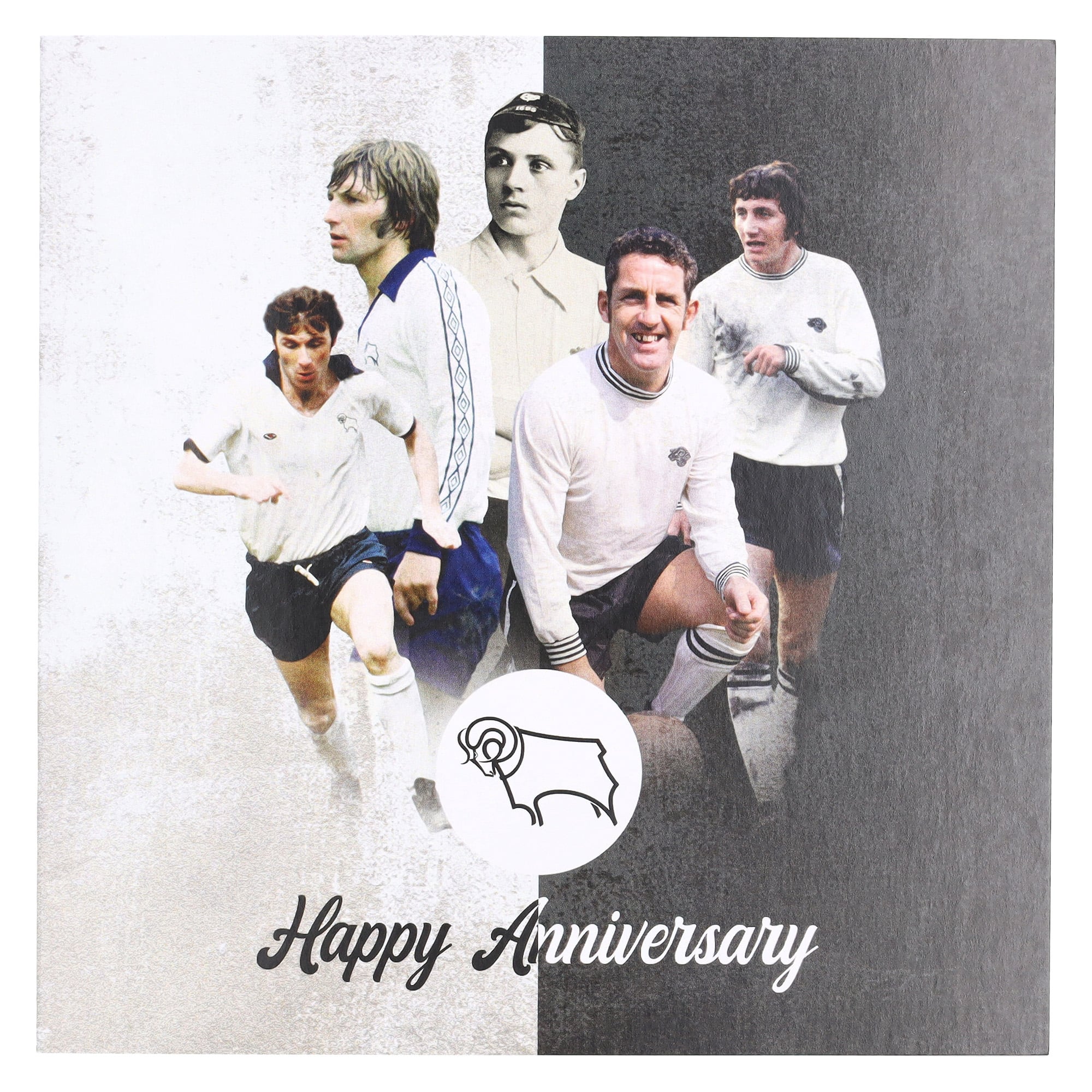 Jubiläumskarte der Derby County Legends